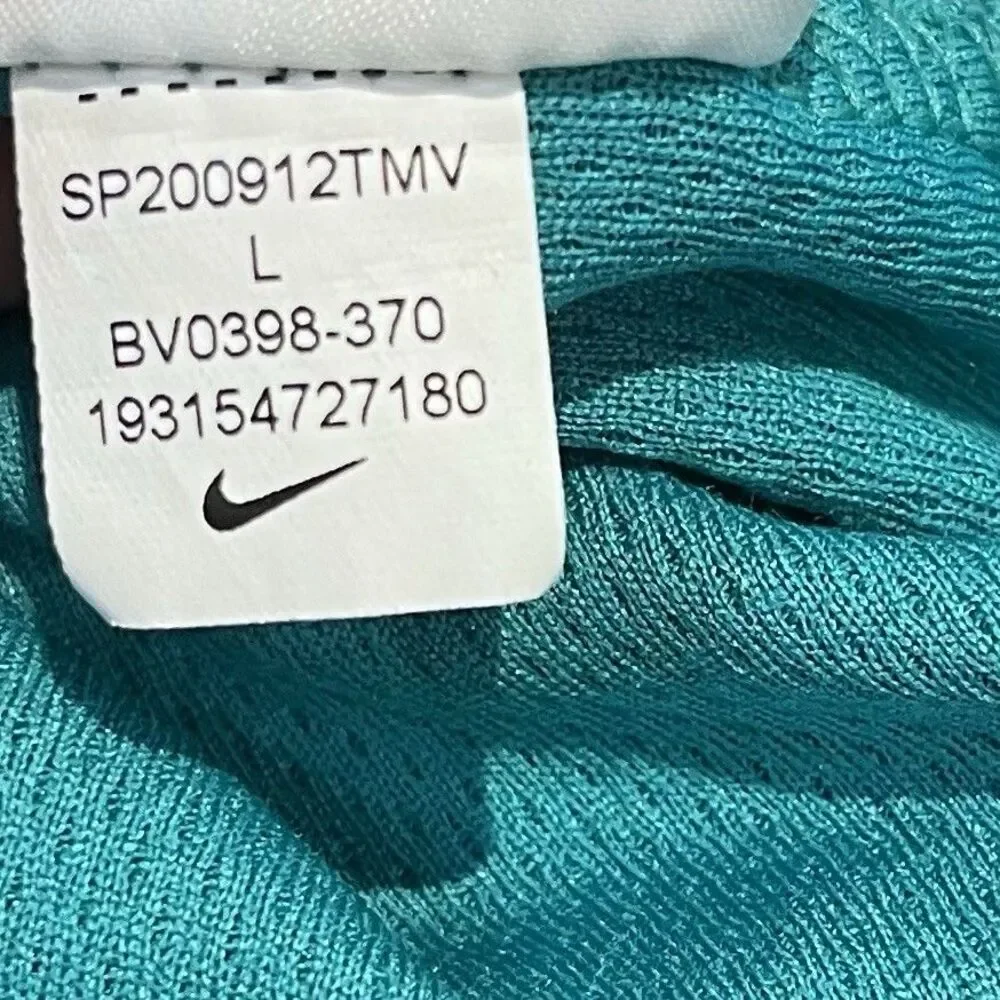 Nike Dri-FIT Half Zip Victory Golf Pullover Mens Large Neptune Green Quarter Zip